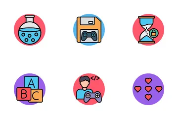 Producción de juegos Paquete de Iconos