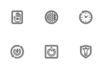 Product Caution Label Warning Icon Pack