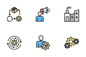 Product Lifecycle Management Icon Pack