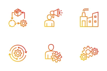 Product Lifecycle Management Icon Pack