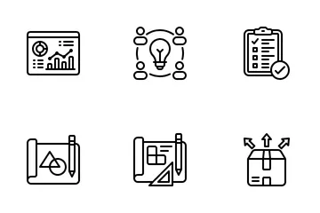 Product Lifecycle Management Icon Pack