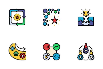 Product Management Color Icon Pack