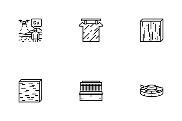 Production de cuivre et de métal Pack d'Icônes
