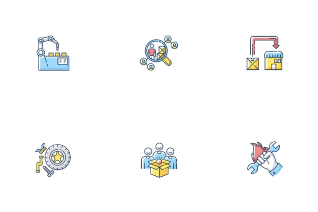 Download Production Process Icon pack Available in SVG, PNG & Icon Fonts
