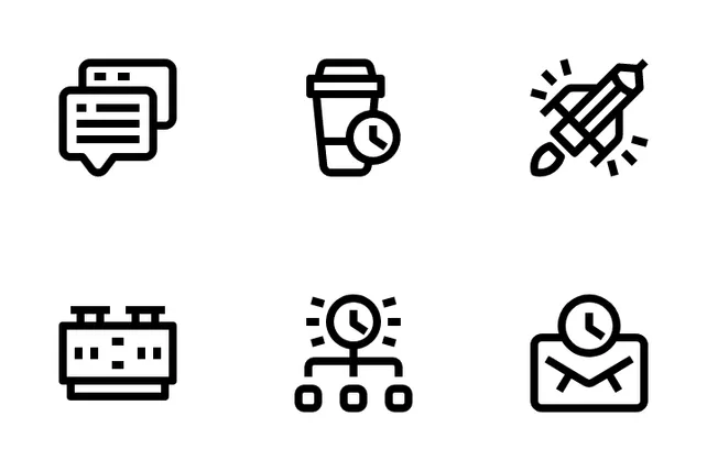 Download Productivity Icon pack Available in SVG, PNG & Icon Fonts