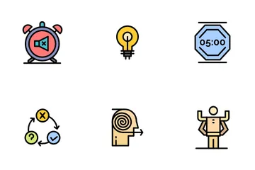 Productivity And Business Motivation Skills Icon Pack