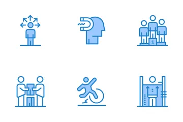 Productivity And Business Motivation Skills Icon Pack