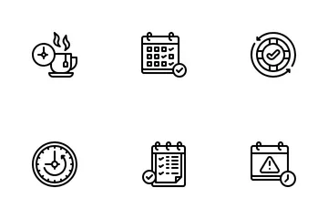 Productivity Planner Icon Pack