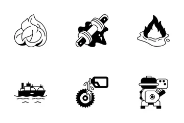 Produits pétroliers Icon Pack