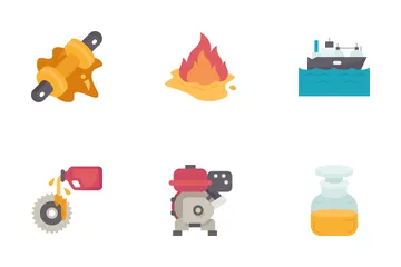 Produits pétroliers Icon Pack