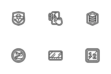 Produto de conveniência e facilidade de uso Pacote de Ícones