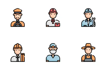 Profession Avatar Icon Pack