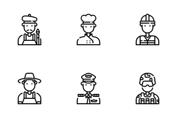 Profession Avatar Icon Pack