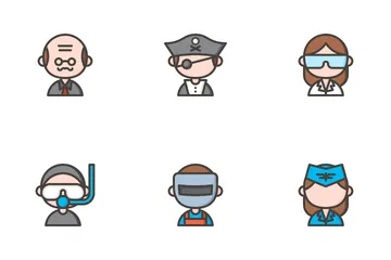 Profession Avatars Icon Pack