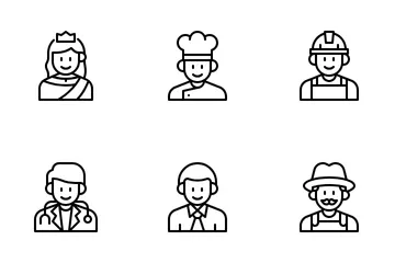 Profession Avatars Icon Pack