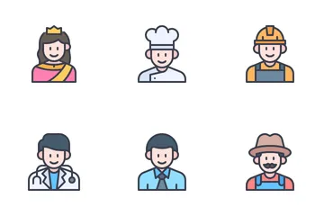 Profession Avatars Icon Pack