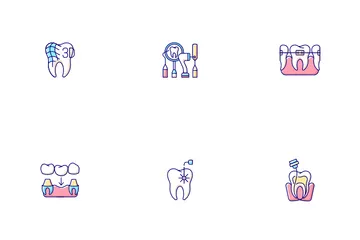 Professional Stomatology Icon Pack