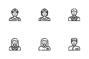 Professions And Jobs Icon Pack