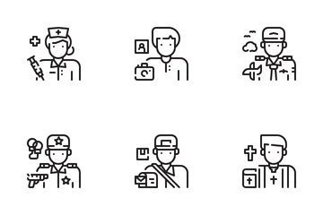 Professions Avatar Icon Pack