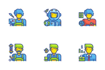 Professions Avatar Icon Pack