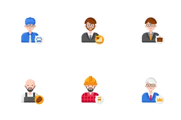 Professions Man Icon Pack