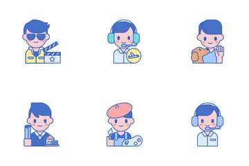 Professions Men Icon Pack