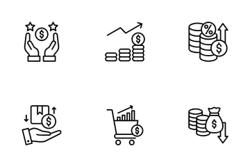 Profit Growth Icon Pack