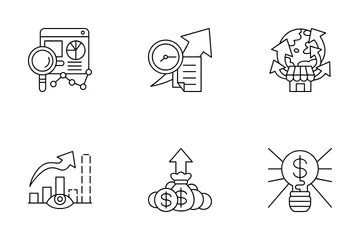 Profit Growth Icon Pack