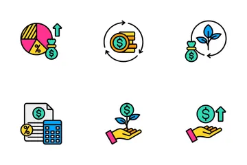 Profit Management Icon Pack