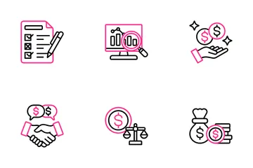 Profit Management Icon Pack