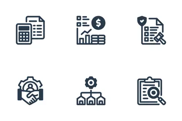 Progiciel de Gestion Intégré Pack d'Icônes