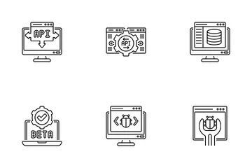 Programação de Computador Pacote de Ícones