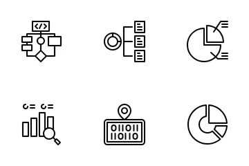 Programação e Algoritmo Pacote de Ícones