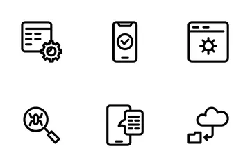 Programação e Desenvolvimento Pacote de Ícones