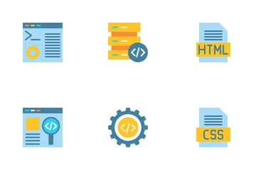 Programação e Desenvolvimento Pacote de Ícones