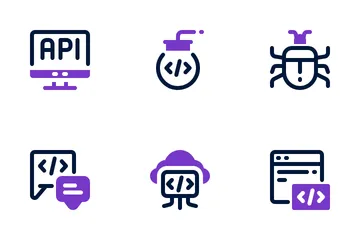 Programación y codificación Icon Pack