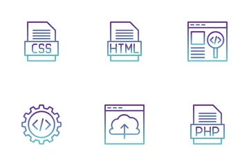 Programación y desarrollo Paquete de Iconos