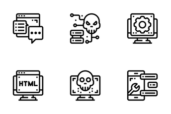 Programming And Coding Icon Pack