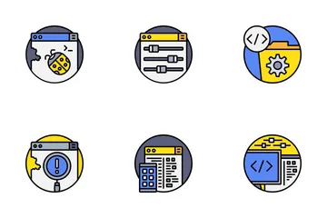 Programming And Coding Icon Pack