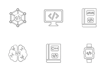 Programming And Coding Icon Pack