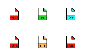 프로그래밍 파일 아이콘 팩
