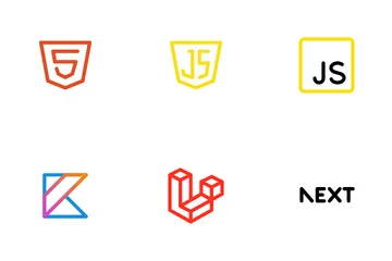 Programming Languages And Frameworks Icon Pack