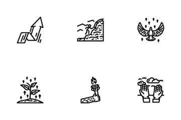Progress Business Success Target Icon Pack