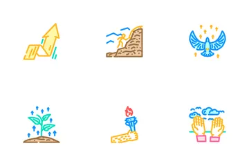 Progress Business Success Target Icon Pack