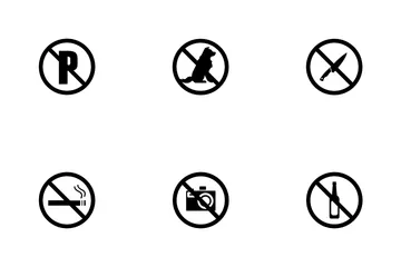 Prohibición Paquete de Iconos