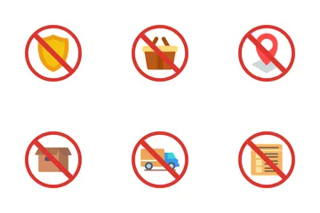 Prohibited Signs Icon Pack