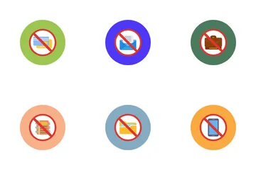 Prohibited Signs Icon Pack