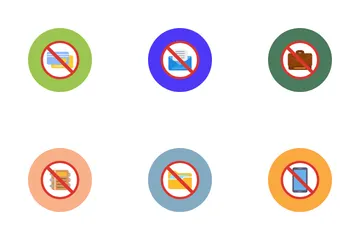 Prohibited Signs Icon Pack