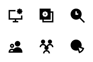 Project Management 2 Glyph Icon Pack