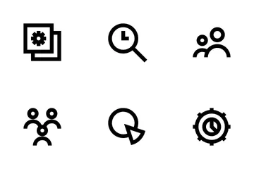 Project Management 2 Outline Icon Pack